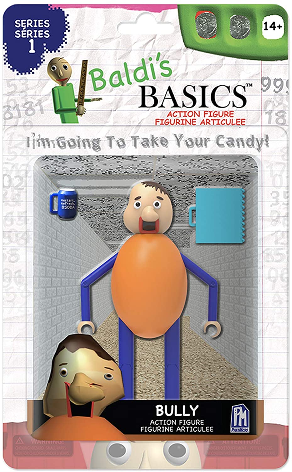 Baldi's Basics 5" Action Figure (Bully), Multicolour