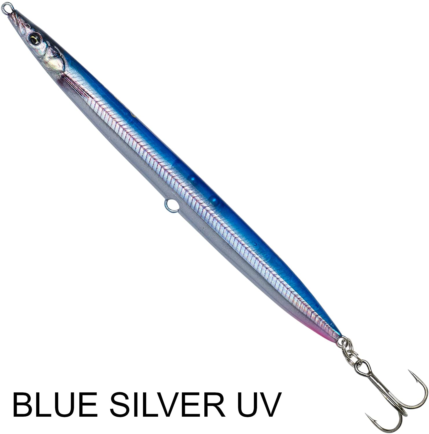 Savage Gear Sandeel Pencil 90/13g (Blue Silver UV), Blue,Silver, 9 cm 13g