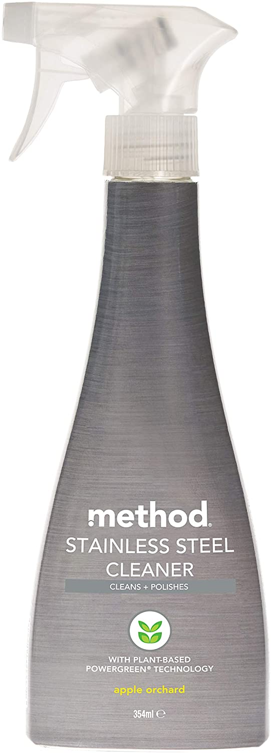 Method Stainless Steel Surface Cleaner, Apple Orchard, 354 ml, 354 ml (Pack of 1)
