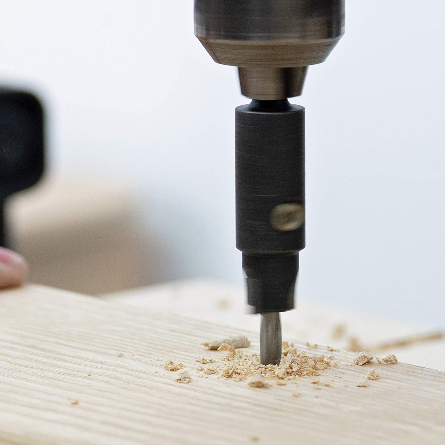 Trend Snappy 12.7mm TCT Counterbore with 6.35mm HSS Drill for Precision Recess Drilling Quick Release System, SNAP/CB/4TC - Image 4