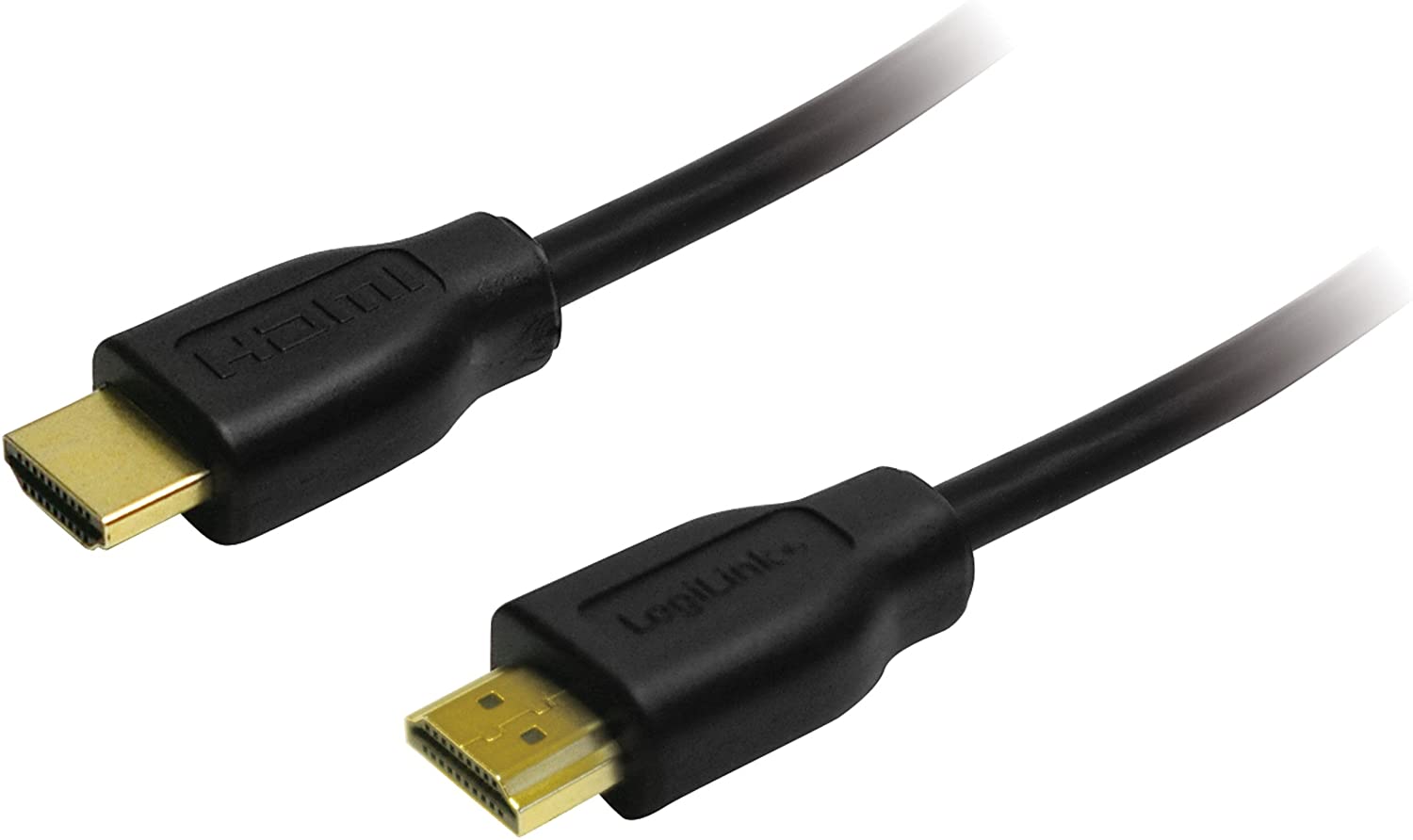 LogiLink CH0054 HDMI High Speed with Ethernet Cable, 15 Meter Length, Black, 15 Meter Length