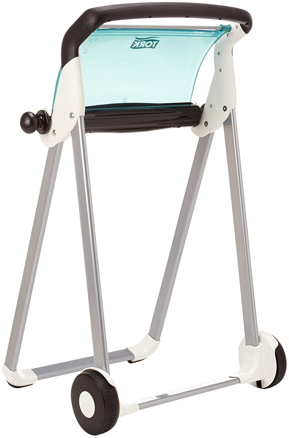 Tork Floor Stand Dispenser White and Turquoise W1, Mobile, Performance Range, 652000 - Image 2
