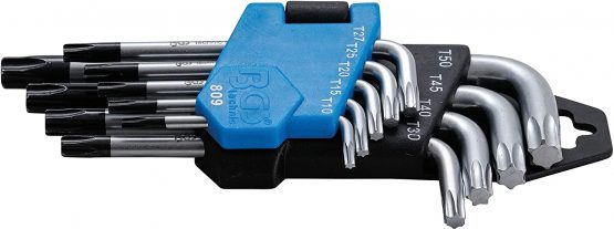 BGS 809 | L-Type Wrench Set | short | T-Star tamperproof (for Torx) T10 - T50 | 9 pcs. - Image 3