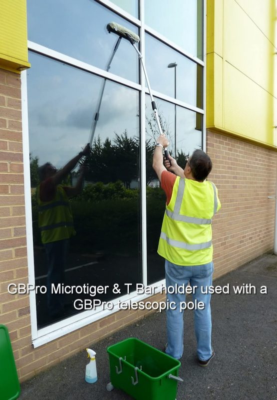 GBPro Window T Bar-Holder/Applicator 35cm (14") (Micro Tiger cover) - Image 3