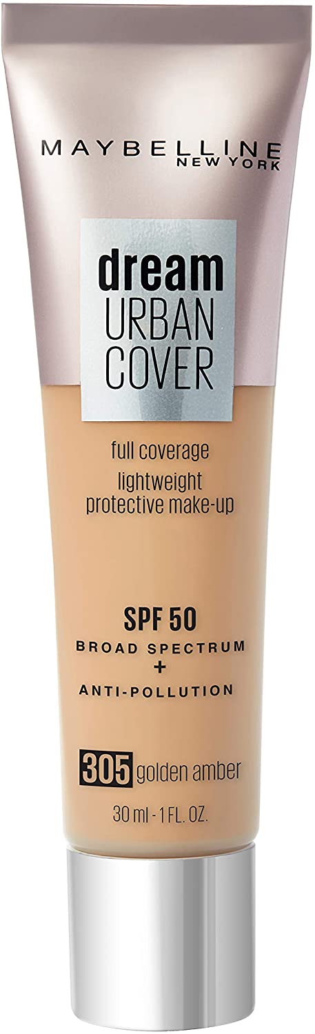 Maybelline Dream Urban Cover All-In-One Protective Makeup SPF 50 305 Golden Amber