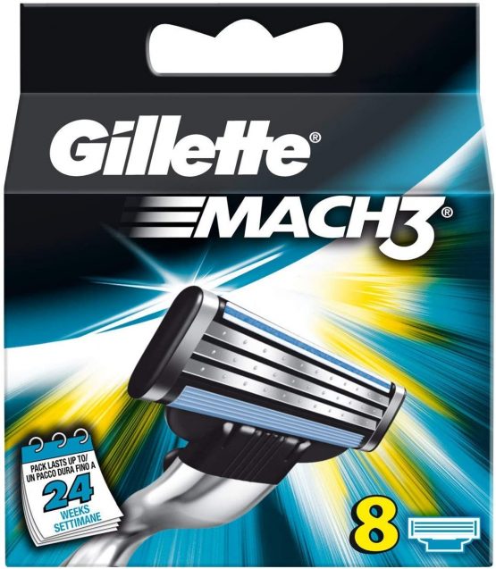 Gillette Mach 3 Blades – (Pack of 8)