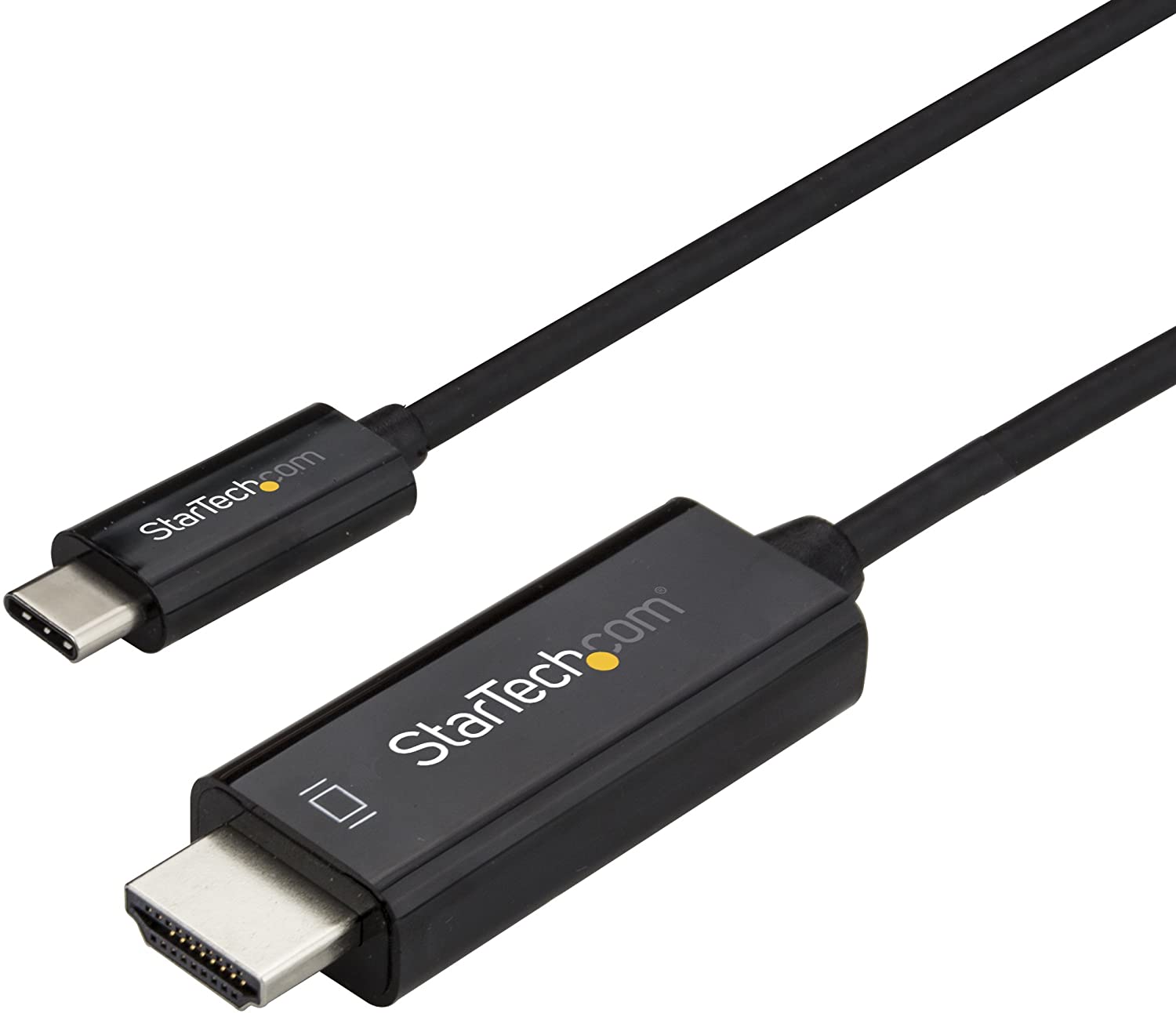 StarTech.com 3ft (1m) USB C to HDMI Cable, 4K 60Hz USB Type C to HDMI 2.0 Video Adapter Cable, Thunderbolt 3 Compatible