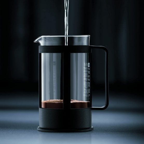 BODUM 1784-01 Kenya 4 Cup French Press Coffee Maker, Black, 0.5 l, 17 oz - Image 3