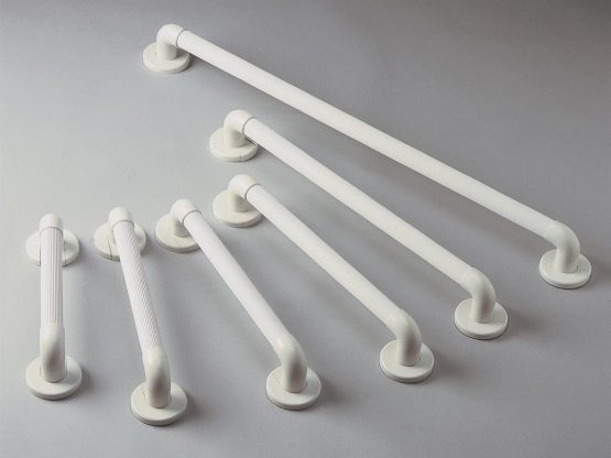 Homecraft Moulded Fluted Grab Rail, Durable PVC Safety Rail and Mobility Aid for Bathroom for Elderly, Disabled and Handicapped Users, Indoor and Outdoor Attachment, 38cm - Image 4