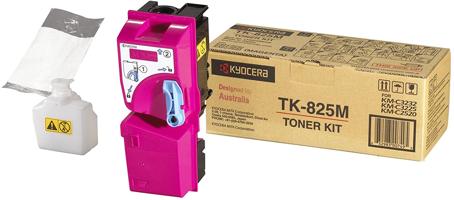 Kyocera Toner Cartridge TK-825 M, Magenta, 7.000 Pages High Capacity Genuine Premium Printer Toner, 1T02FZBEU0, 0T2FZBEU - Image 4