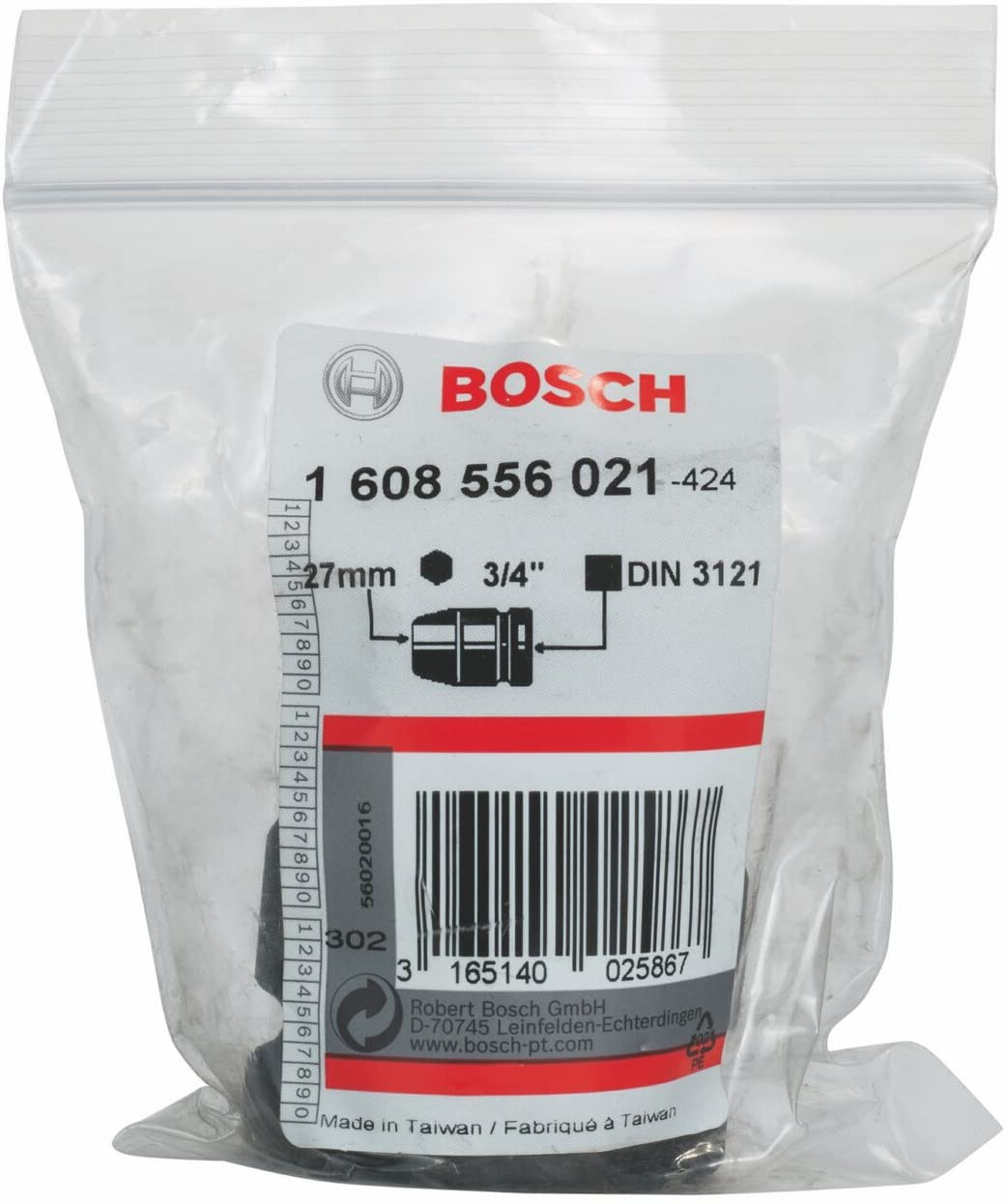 Bosch Accessories 1608556021 Socket 27 MM, 50 MM, 44 MM, M 7-8.5 MM, Gray, 27 x 50 x 44 mm - Image 2
