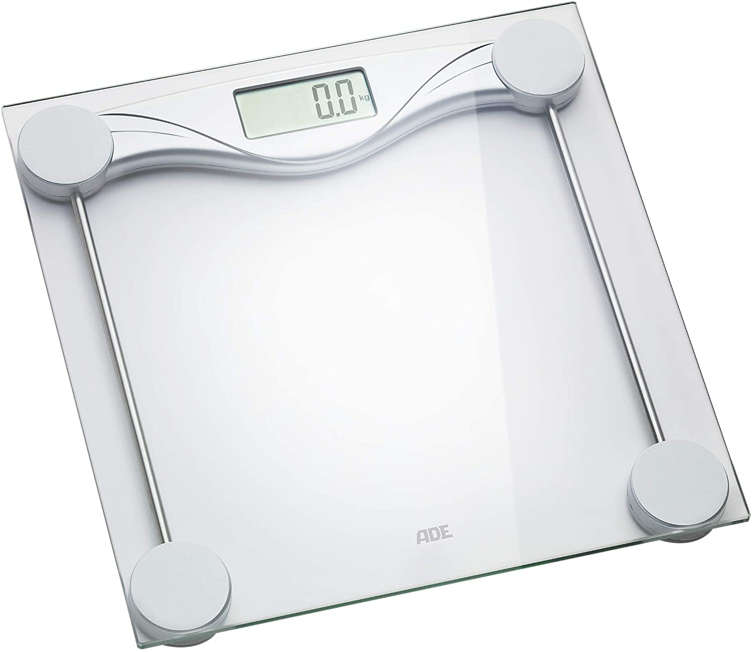 ADE BE1510 Olivia Digital Bathroom Scale, One Size, 180 kg, Silver