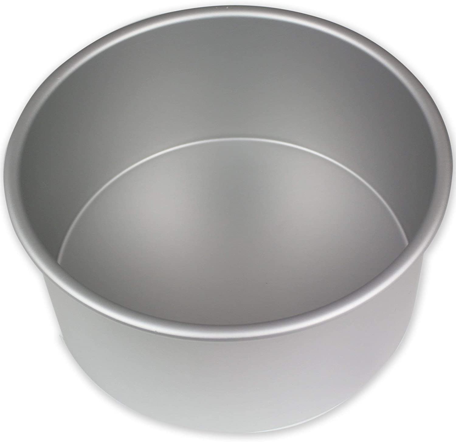 PME RND083 Anodised Aluminium Round Cake Pan, Silver, 8 x 3-Inch Deep, 8 inch