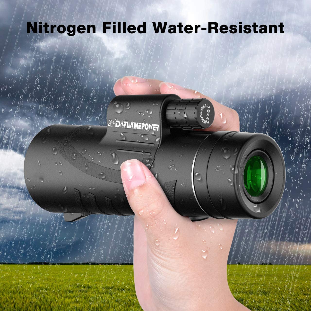DFlamepower 10X42 HD Clear Dual Focus Monocular Telescope - Image 4