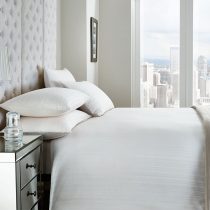 Just Contempo 200 Thread Count Cotton Duvet Cover Set, Single, Cream