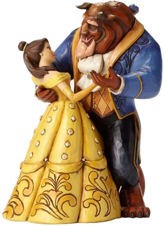 Disney Traditions "Belle And Beast Dancing" Figurine