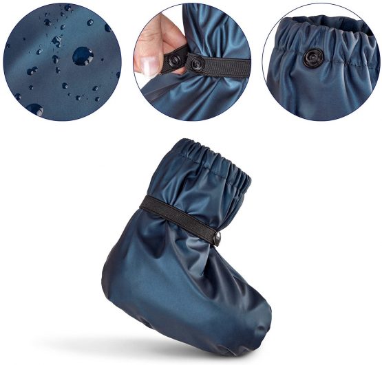 Mia's rain footies, waterproof, sturdy, durable, one size - rain shoes, rain overshoes, learner's shoes, bottle shoes, crawling shoes, baby shoes, overshoes - Image 2