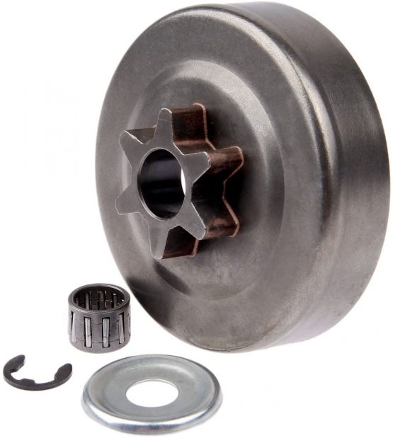 Hicello Clutch Drum Sprocket 3/8" 6T Washer E-clip for STIHL MS170 MS180 017 018 025 - Image 2