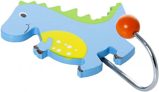 Mousehouse Gifts Kids Dinosaur Coat Hooks for Boys Bedroom or Baby Nursery Decoration - Image 2