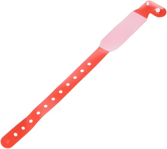 Robinson 6032 Namelets ID Bracelets Adult Write-On Red (Pack of 100)