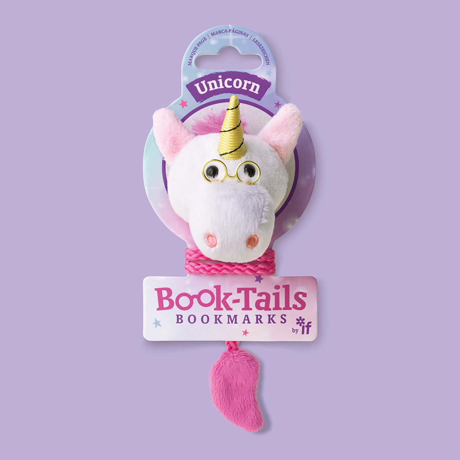 IF Book-Tails Bookmark - Unicorn, White - Image 2