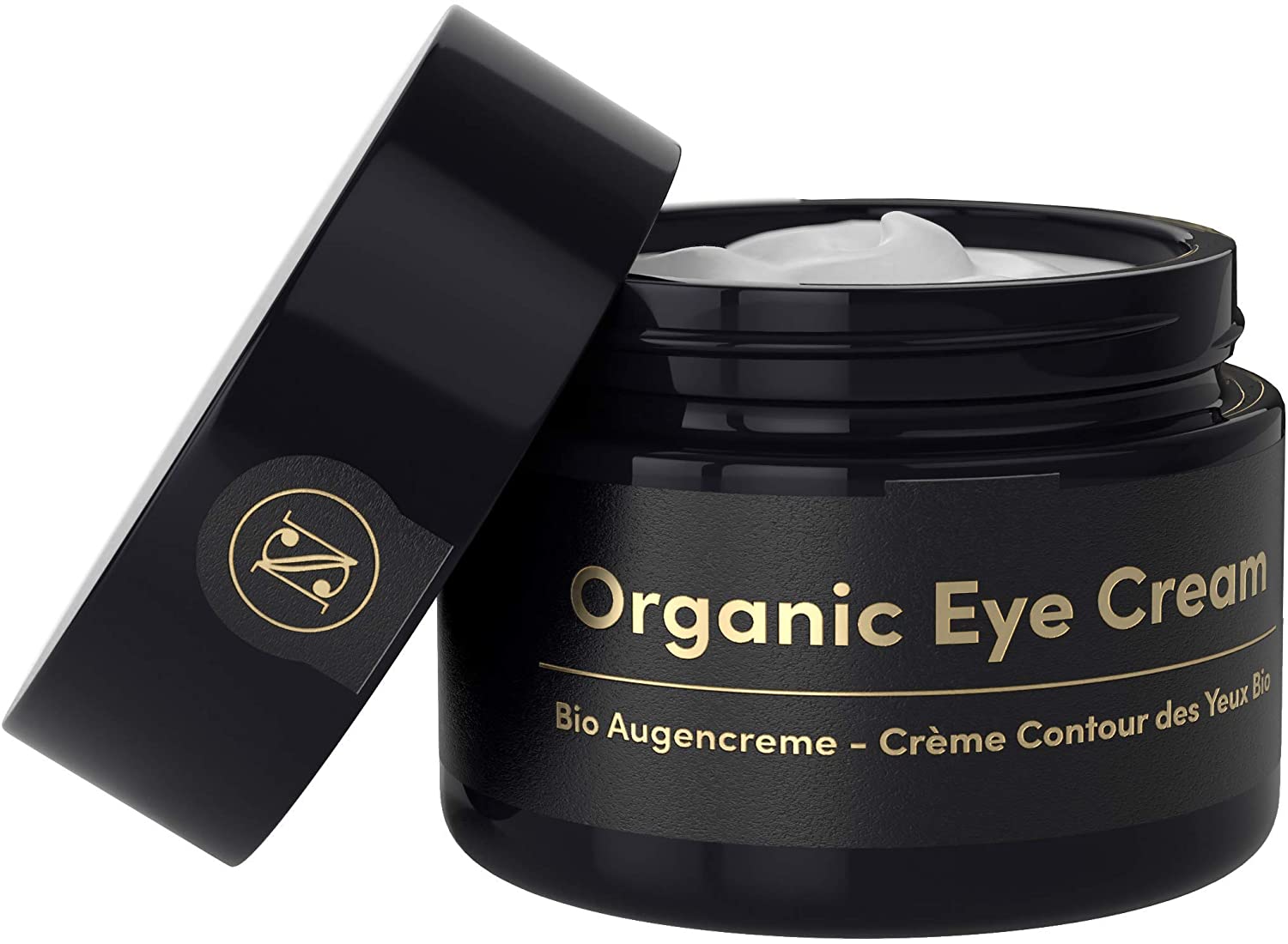 Satin Naturel Lifting Organic Eye Cream 30ml, Anti-Wrinkle Face Cream for Dark Circles & Puffy Eyes with Argan Oil, Aloe Vera