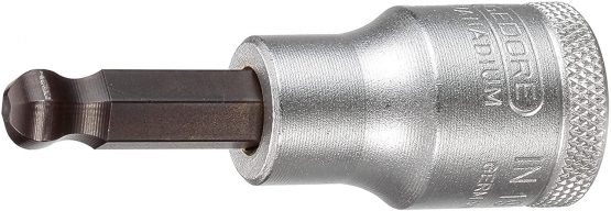 Gedore Screwdriver bit 1/2 Inch Ball Head Hex Socket, in 19 K 14