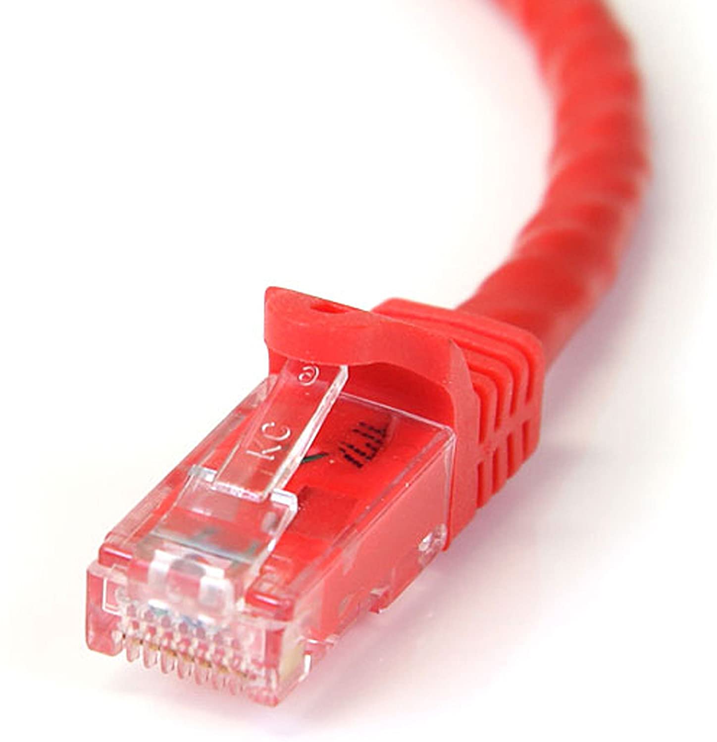 StarTech.com 100ft CAT6 Ethernet Cable, Red CAT 6 Gigabit Ethernet Wire - Image 2