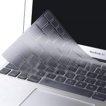 MOSISO EU/UK Keyboard Cover Compatible with MacBook Air 13 inch A1466 A1369 2010-2017&Compatible with MacBook Pro 13/15 inch (with/Without Retina Display, 2015 or Older Version), Clear
