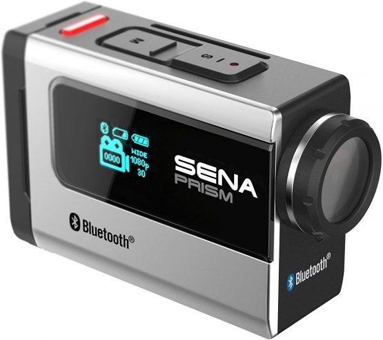 Sena Prism. Bluetooth Action Camera. Motorcycle Pack
