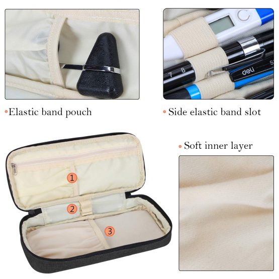 Teamoy Stethoscope Case, Stethoscope Carrying Bag Compatible with 3M Littmann, MDF, ADC, Omron Stethoscope and Other Accessories, Grey - Image 4