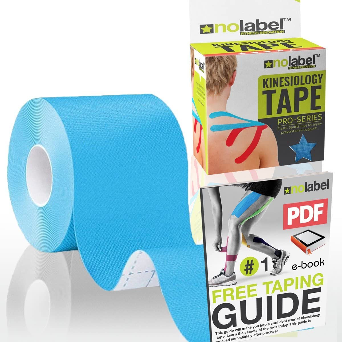 Navy Kinesiology Tape Uncut Roll 5m Sports Tape Strapping Muscle Tape Support Physio Tape