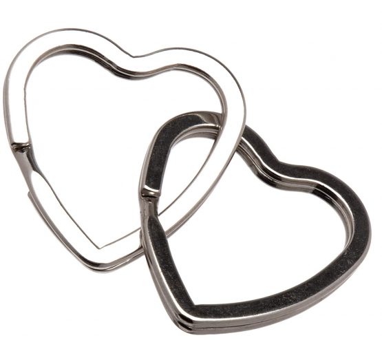 Baker Ross AW684 Heart Shaped Split Metal Rings (Pack of 20) - Image 3