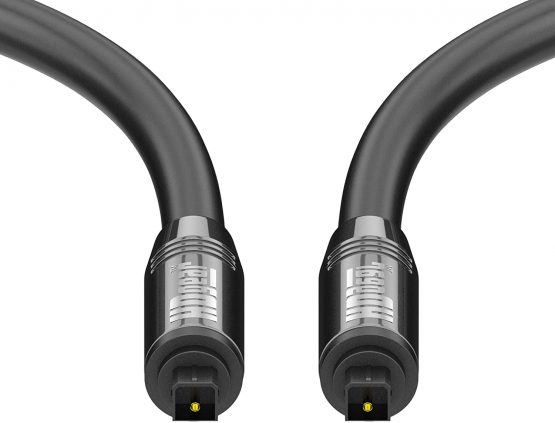 HDGear TC0040-010 Premium Toslink Cable with Gold-Plated Plug Contacts Toslink Plug to Toslink Plug 1 m - Image 2