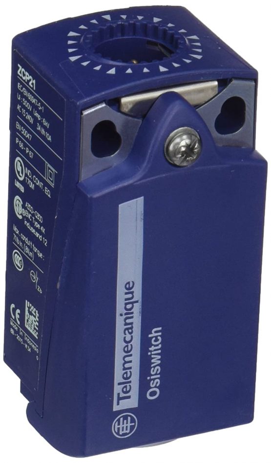 Telemecanique Sensors ZCP21 Limit Switch Body, Plastic, Fixed, Snap Action, 2 Poles, 31 mm Width x 65 mm Height x 30 mm Depth