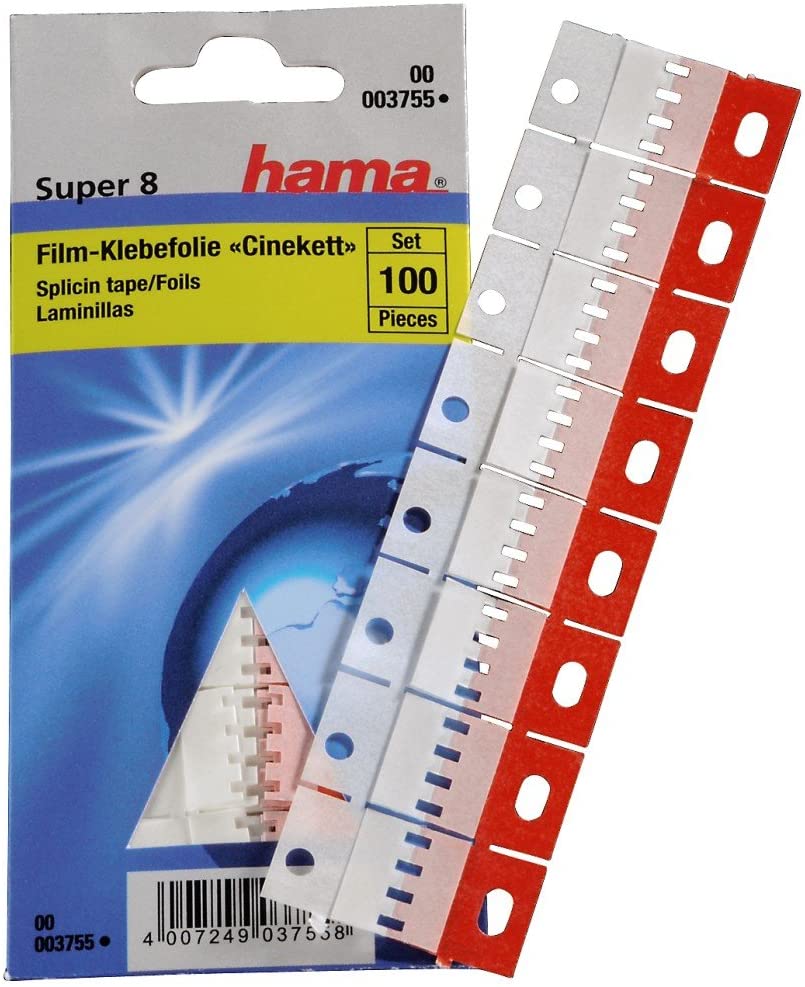 Hama Film Splicing Adhesive Tape, Red, White, 100