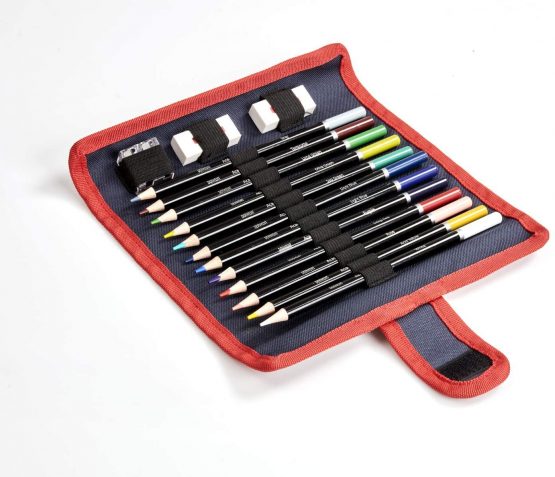 Derwent Academy Colouring Wrap Set, Drawing & Colouring, Set Of 16, Includes Sharpener & Eraser, Ideal For Colouring, Academy Quality, 2305681 - Image 2