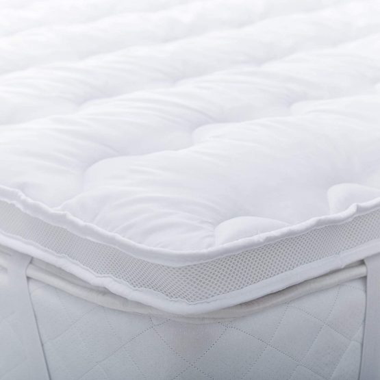 Silentnight Airmax Mattress Topper - Deep Thick Best Mattress Toppers Pad Breathable Cooling Soft Comfy Plump for Home Sofa Bed Caravan - Machine Washable Hypoallergenic Bed Toppers - Image 3