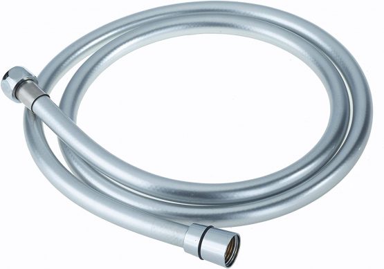 Bristan HOS 150CNS01 C 1.5m Cone to Nut Std Bore Shower Hose Satin, Satin Chrome