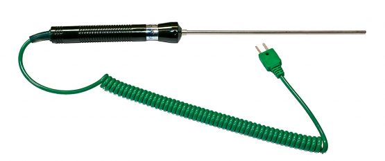 Peaktech TF-40 professional type K universal temperature sensor rod, diameter 3 mm, -50 °C to 700 °C