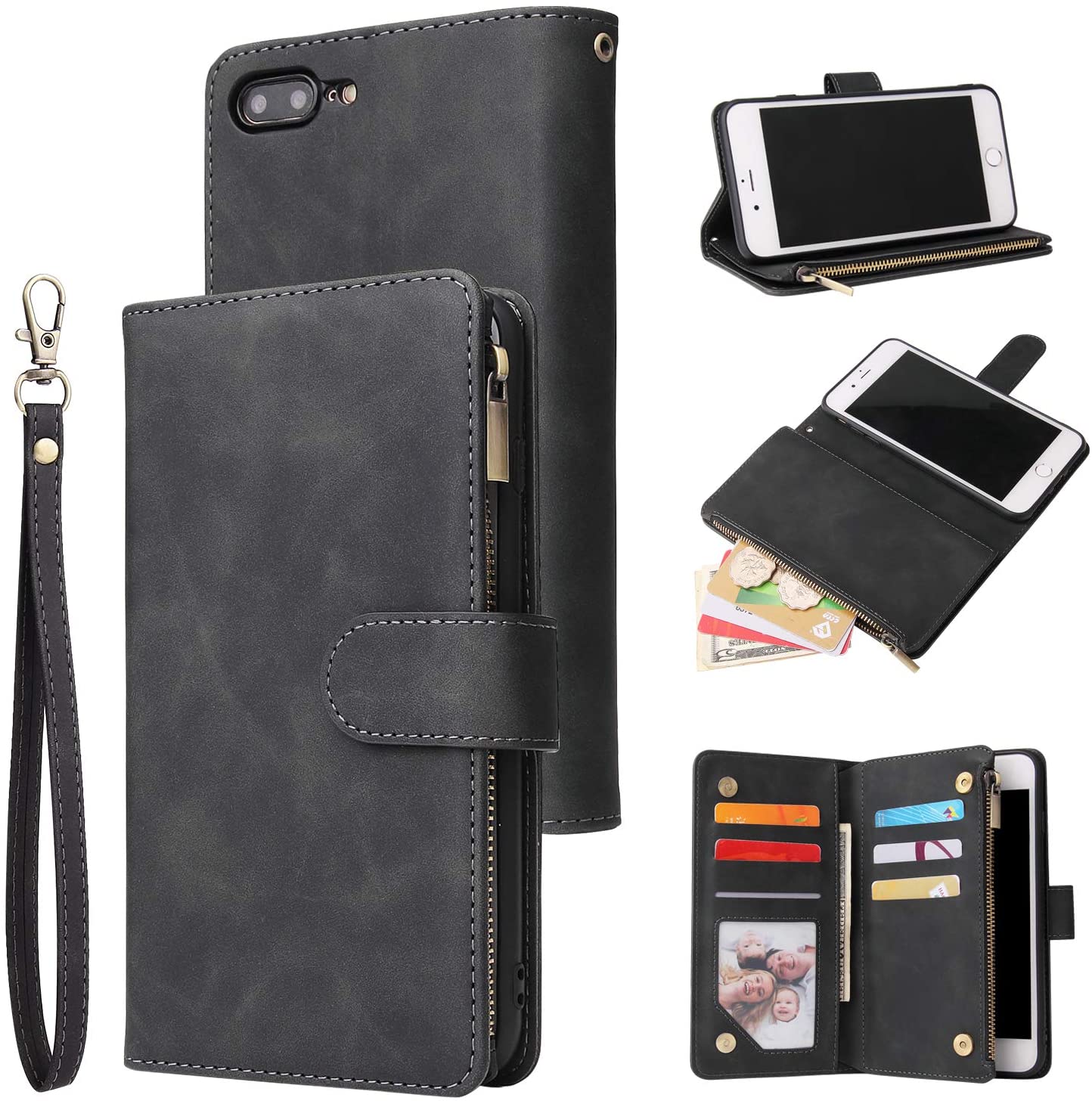 UEEBAI Wallet Case for iPhone 7/8/SE 2022 5G/SE 2020