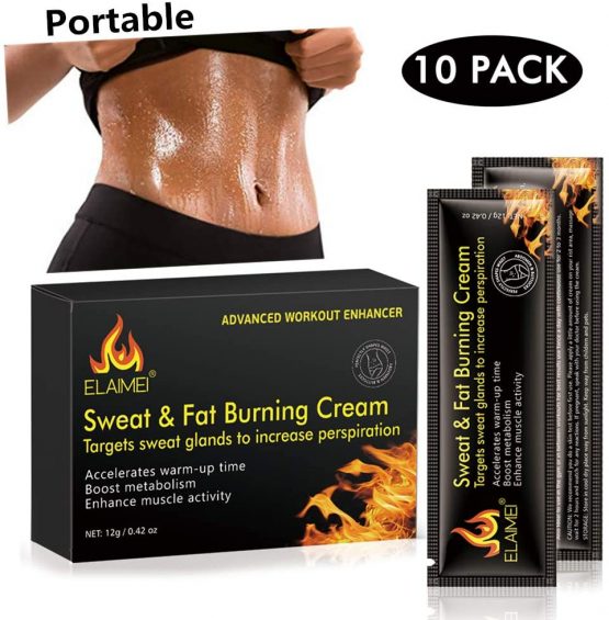 Hot Cream Cellulite Treatment, Fat Burning Sweat Cream for