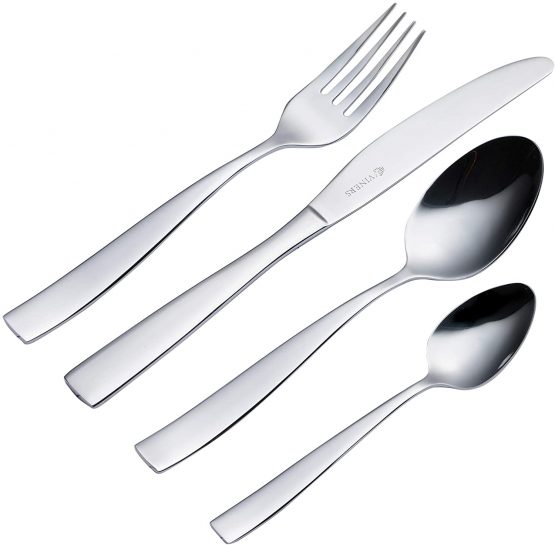 Viners 0303.125 Everyday Purity Cutlery Set Elegant Mirror Polished Flatware Gift Box, Stainless Steel