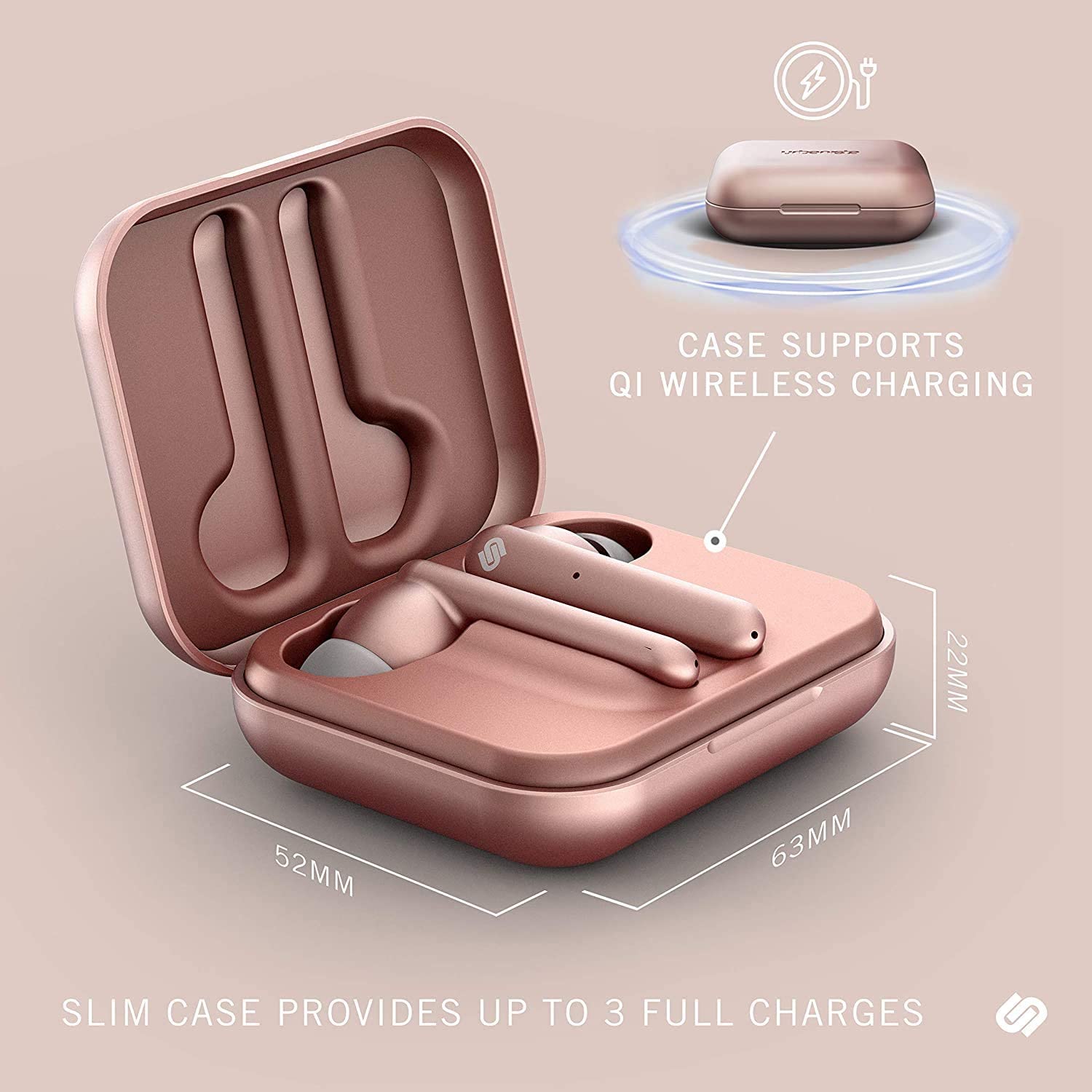 Urbanista Paris True Wireless Earphones 20H Playtime Wireless Charging Case, Bluetooth 5.0 - Image 4