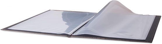 Securit Double Inserts for Menu/ Wine List Holders Transparent - A5, Set of 10 - Image 2