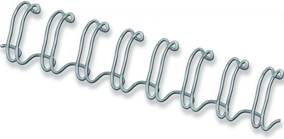 Fellowes 10mm Wire Binding Combs, 100 Pack - Silver