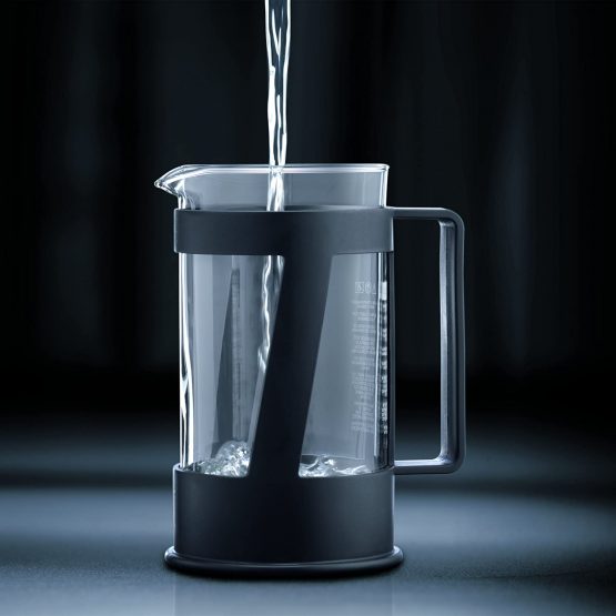 BODUM Crema 4 Cup French Press Coffee Maker, Black, 0.5 l - Image 3