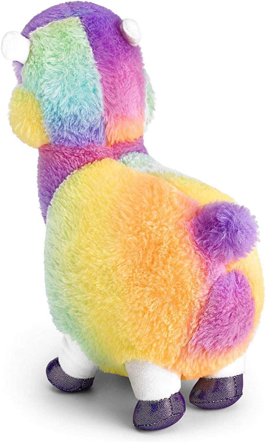 Mousehouse Gifts - Rainbow-Coloured Llama Soft Toy, Plush Cuddly Teddy for Children, Multicolor, 27 cm (H) x 20 cm (L) x 21 cm (W) - Image 3