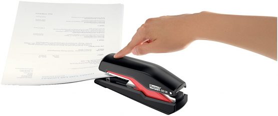 Rapid Stapler, 30 sheet capacity, SuperFlatClinch, Black/red, Effortless Omnipress, High quality ergonomic body, Includes staples, SO30, 5000547 - Image 4