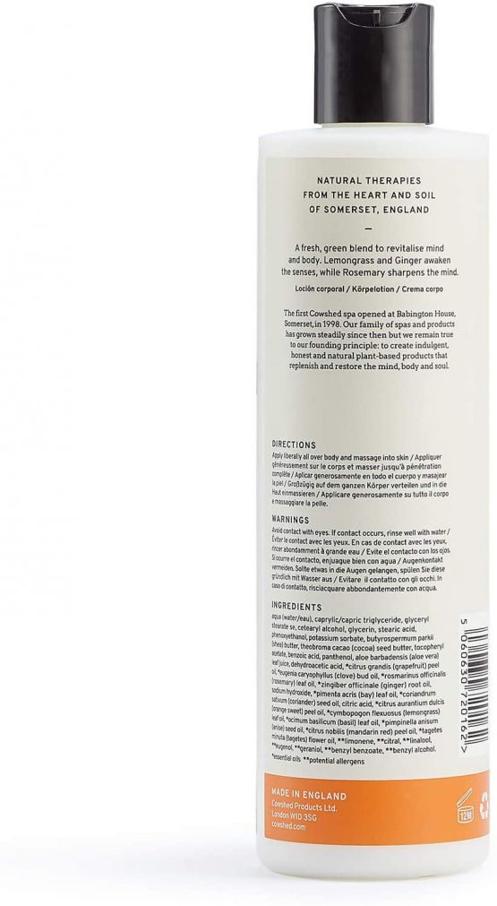 Cowshed Active Invigorating Body Lotion, 300 ml - Image 2